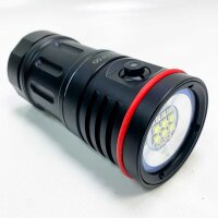 Tauchlampe, TrustFire DF50 KIT Unterwasser Tauchen Taschenlampe 6500 Lumen LED Tauchlampe Professionell Unterwasser Taschenlampe mit Akkupack 70M Wasserdicht Tauchlampe mit 4 Lichtmodi für Fotografie