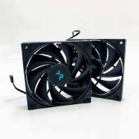 Deepcool AK620 Digital CPU air cooler 260 W TDP, completely black, 6 copper heat pipes, dual-tower CPU cooler, fan 120 mm, PWM 1850 rpm, 68.99 CFM, Intel LGA 2066/2011-V3/2011 /1700/1200/1151/1155 AMD AM5/AM4