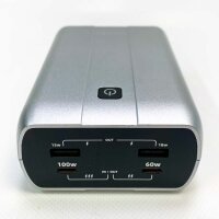 imuto Powerbank USB C 100W, 26800mah Power Bank Schnellladefunktion PD3.0 Externer Handy-Akku Tragbares Ladegerät mit 4 Anschlüssen und Digitalanzeige, für iPhone 11–15 Pro Max, iPad, Samsung, Huawei