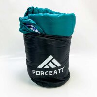 Forceatt sleeping bag, -8 ° C -10 ° C Flanell sleeping bag winter for adults, waterproof sleeping bag outdoor with a carrying bag ideal for backpack travel, indoor, outdoor in 4 seasons and cold weather.
