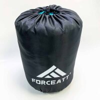Forceatt sleeping bag, -8 ° C -10 ° C Flanell sleeping bag winter for adults, waterproof sleeping bag outdoor with a carrying bag ideal for backpack travel, indoor, outdoor in 4 seasons and cold weather.