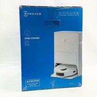 ECOVACS DEEBOT T20e Omni 6000Pa Saugroboter mit Wischfunktion, 9mm Mopp-Hebesystem, Heißluft-Trocknung, Selbstentleerend, Rotierende Wischpads, 3D-Hinderniserkennung, 4L Wassertank,YIKO/Alexa/APP