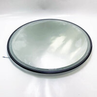 STARLEAD Runder Badezimmerspiegel mit Licht, 60 cm Durchmesser, einstellbare Helligkeit, 3 Farbtemperaturen, beschlagfreier Spiegel, Bluetooth, Lichtspeicher, IP44, horizontal