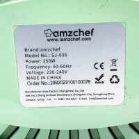 AMZCHEF Automatic All-in-One Juicer, 135MM Opening and 1.8L Juicer for Vegetables and Fruits, 250W Juicer Slow Juicer with Triple Filter - Green