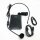 SHIDU Tragbarer wiederaufladbarer Mini-Sprachverstärker mit kabelgebundenem Mikrofon-Headset, unterstützt Bluetooth, Audio im MP3-Format, FM-Radio für Lehrer, Trainer, Schulungen, Reiseleiter