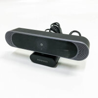 DEPSTECH 4K Zoombare Streaming Webcam mit Mikrofon für PC, Fernbedienung, 1/3 Sony Sensor, Dual Noise-Canceling Mic, 3X Zoom, Autofokus 8MP HD, für Laptop Mac, Videoanruf, Zoom, Skype
