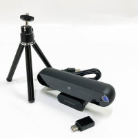 Depstech Webcam 4K, autofocus webcam with Sony Sensor, Laptop Webcam with Stereo Dual Microphone, USB Plug & Play, light correction, lens cover, tripod, PC webcam for skype/zoom/streaming/online
