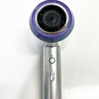 Ion Hair Dryer, Feekaa Quick Drying Blow Dryer, 100 Million Negative Ions, Makes Hair Shiny, with Rotating Magnetic Nozzle, Concentrate and Diffuser, for Travel & Curly Hair, Silver