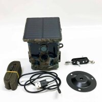 CEYOMUR Solar Wildlife Camera 4K 30fps, 46MP Wildlife...