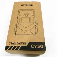 Ceyomur wild camera, 30MP HD wild camera with motion detector Night vision, 1080p wild camera 2.0 "LCD screen with 32g memory card IP66 waterproof for monitoring wild animals