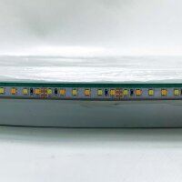 Habison Runder LED-Badezimmerspiegel mit Beleuchtung – 70 cm – LED-Wandspiegel mit Touch-Schalter + Antibeschlag + 3-fache Vergrößerung – Digitaluhr – hochwertiger Aluminiumrahmen