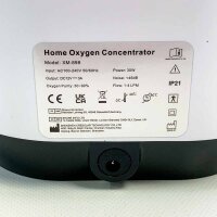 Tragbarer Sauerstoffkonzentrator Creliver, 1-4L /min 90%~30% einstellbar mit Anionenfunktion, 45db Geräuscharm, Sauerstoffgenerator für Zuhause und auf Reisen Auto Verwendung