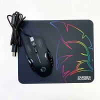 EMPIRE GAMING – 3-in-1-Pack MK800 – Italienische QWERTY-Gaming-Tastatur RGB 105 Tasten 19 Anti-Ghosting-Tasten – Ergonomische RGB-Gaming-Maus 2400 DPI – Mauspad – PC PS4 PS5 Xbox One/Series Mac