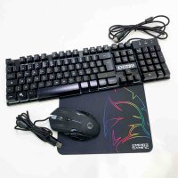 Empire Gaming-3-in-1-pack MK800-Italian Qwertz gaming keyboard RGB 105 keys 19 anti-ghosting keys-ergonomic RGB gaming mouse 2400 dpi-Mouse pad-PC PS5 Xbox One/Series Mac