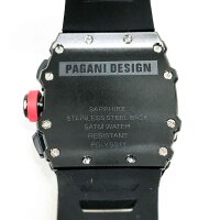 Pagani Design Ys011 Men Tonneau Quarz Watches Japan Ym92 Movement Silicone Band Waterproof Sport Sport Rectangle Chronograph Skeleton Clock For Men