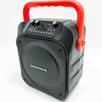 SUDOTACK Portable Karaoke Machine with 2 Wireless Microphones, Bluetooth Speaker Box for Adults/Children with Light Effects, Supports TF/USB, AUX in, FM, REC, TWS for Karaoke, Party, Birthday