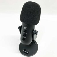 zealsound USB Mikrofon, Kondensator Mikrofon für PC Handy, PS4, PS5, Microphone PC USB C für Gaming, Podcast,Aufnahmen,Streaming,ASMR mit Stumm/Gain/Echo, Adapter für Phone,Kompatibel mit Mac, Winows