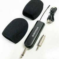 Sudotack microphone wireless, uhf dual metal radio...