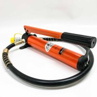 Bonvoisin 20T Hydraulic cylinder with CP-180 hydraulic pump, three-part ultra-thin portable industrial lifter, for mechanical engineering (DFPY-20T+CP-180)