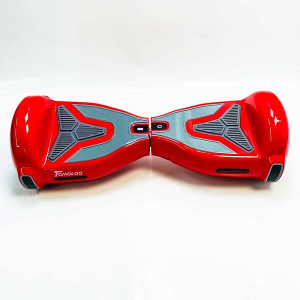 TOMOLOO K1 Hoverboard mit Bluetooth-Lautsprecher und LED-Licht, Rot