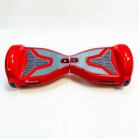 TOMOLOO K1 Hoverboard mit Bluetooth-Lautsprecher und LED-Licht, Rot