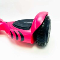 Tomoloo Q2-C Hoverboard with Bluetooth speaker and LED light, pink