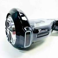 Tomoloo K1 Hoverboard with Bluetooth speaker and LED light, black