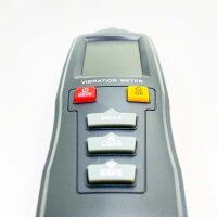 AMTAST Digitales Vibrationsmessgerät Vibrometer Tragbares Vibrationsanalysegerät Beschleunigungsgeschwindigkeits-Verschiebungsmessung für bewegliche Maschinen