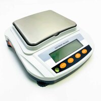 Bonvoisin 0.01g precision analysis scale 500-3000G optional laboratory scale rechargeable electronic scale scientific scale (3000g, 0.01g)