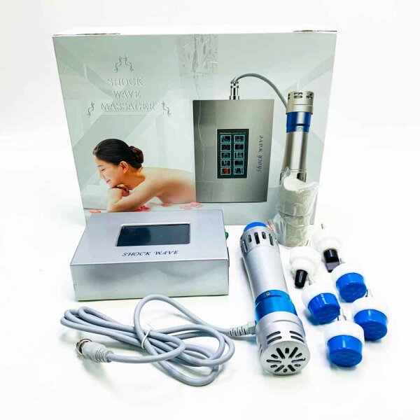 Floor wave therapy devices, ED Professional muscle massage rifle electromagnetic extracorporal shock waves machine deep tissue muscle massage for muscle rigidity pain pain