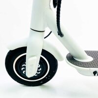 TOMOLOO L1 Plus Elektroroller, faltbares Pendlerfahrrad, 30 km Reichweite, 25 km/h, APP-verbundenes sicheres Schloss, 10-Zoll-Reifen, LED-Anzeige, Weiss