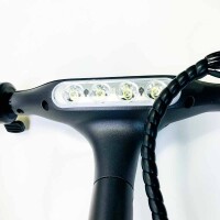 TOMOLOO L1 Plus Elektroroller, faltbares Pendlerfahrrad, 30 km Reichweite, 25 km/h, APP-verbundenes sicheres Schloss, 10-Zoll-Reifen, LED-Anzeige, Weiss