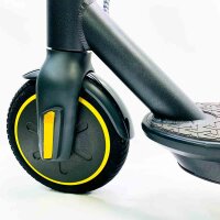 TOMOLOO L1 Pro Elektroroller für Erwachsene, Electric Scooter Faltbarer aus Luftfahrtaluminium, Max Belastung 100kg, 8,5-Zoll-Vollgummireifen, Doppeltes Bremssystem, Schwarz