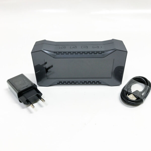 Therm La Mode Luftqualitätsdetektor für PM2,5, PM10, AQI, CO2, VOC, HCHO, Temperatur, Luftfeuchtigkeit, CO2-Messgerät, Luftqualitätsmessgerät, Luftqualitätsüberwachung