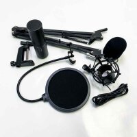 USB Gaming Microphone PC, TONOR Podcast Condenser Microphone Kit Cardioid Pattern with Arm Stand Pop Protection, Brodcasting Mic Studio Microphone, Microphone for Streaming Recording YouTube Twitch PS4/5, Q9