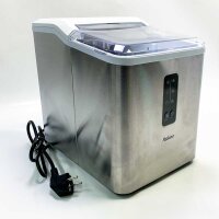 Yabano Eiswürfelmaschine, 12 kg Heim-Eismaschine, S/L-Eisgröße, geräuschloser Eisbereiter, Eismaschine für Zuhause/Bar, BPA-frei, Edelstahl