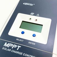 EPEVER® Tracer5415AN 50A MPPT Solar Charge Controller Tracer AN Series 12V/24V/36V/48V Automatic Max 150V 3000W Input Negative Ground Solar Controller Fits Sealed AGM Lead Acid Gel batteries (50 A)