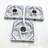 TZMRIT Interstellar-V2 Uni Fan Weiß, Infinity Lüfter 120mm, Rgb Lüfter 120mm, PWM ARGB Lüfter 120mm, Triple Pack