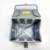 VLITEX Akku Sicherheitsbox | Hochwertig | PREMIUM Feuer und Aufprall Schutz | Hohe Temperaturisolation | Flexible Trennwände | Akku Lipo Safe Bag | Sicher laden, lagern