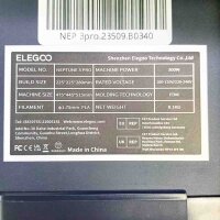 ELEGOO Neptune 3 Pro FDM 3D Printer with Auto Bed Leveling, Dual Gear Direct Extruder, Dual Screw Drive, Removable Capacitive Screen, 225x225x280mm