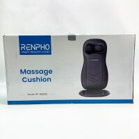 RENPHO massage seat pad, Shiatsu massage pad, back massager with three massage zones, heat function and vibration massage, deep massage, rolling massage for neck, back, buttocks, relaxation
