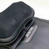 RENPHO massage seat pad, Shiatsu massage pad, back massager with three massage zones, heat function and vibration massage, deep massage, rolling massage for neck, back, buttocks, relaxation