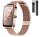 JRLinco Smart Watch für iPhone Android Handy, Modell IP68, Smartwatch Damen Herren, Wasserdicht, Blutsauerstoff- und Herzfrequenzmessung, Schlafüberwachung, 1.45 Rechteckig, Fitness Tracker mit 12 Sportmodi, GOLD