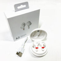 Sudio A2 Wireless Bluetooth earphones with ANC, microphone, water-repellent, 30h battery, WHITE