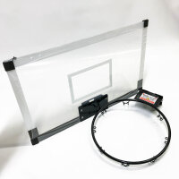 Basketballkorb für den Innenbereich mit elektronischem Punktezähler, Mini-Basketballkorb mit 3 Bällen, bruchsichere stabile Rückwand, über der Tür, Basketballkorb