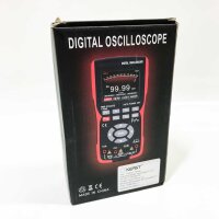 Handheld Oszilloskop, 9999 Counts Digital Multimeter, 2-in-1 Universal Tester, 10MHz Bandbreite 48MSa/s High Sampling Professional LED Oszilloskop, Auto-Kalibrierungsfunktion DC/AC Spannung/Strom Test