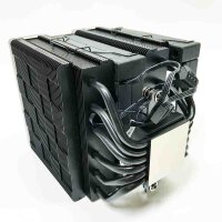 DeepCool AK620 Zero Dark Powerful CPU Cooler 260W TDP 6 Copper Heatpipes Dual Tower with 120mm Fans PWM 1850RPM 68.99 CFM