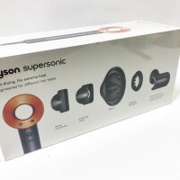 Dyson Supersonic HD07 hairdryer incl. 5 attachments night blue/copper, incl. Jung towels, hairdryer 110,000 rpm, hairdryer with cold setting, ion technology: gentle styling, without extreme heat