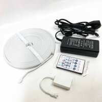 RGBIC Neon LED Strip 5m, WIFI 12V Dimmable LED Neon Strip...