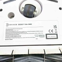 ECOVACS DEEBOT T20e Omni (ARTIKEL HAT VERSCHIEDENE ARTEN VON GEBRAUCHSSPUREN) 6000Pa Saugroboter mit Wischfunktion, 9mm Mopp-Hebesystem, Heißluft-Trocknung, Selbstentleerend, Rotierende Wischpads, 3D-Hinderniserkennung, 4L Wassertank,YIKO/Alexa/APP